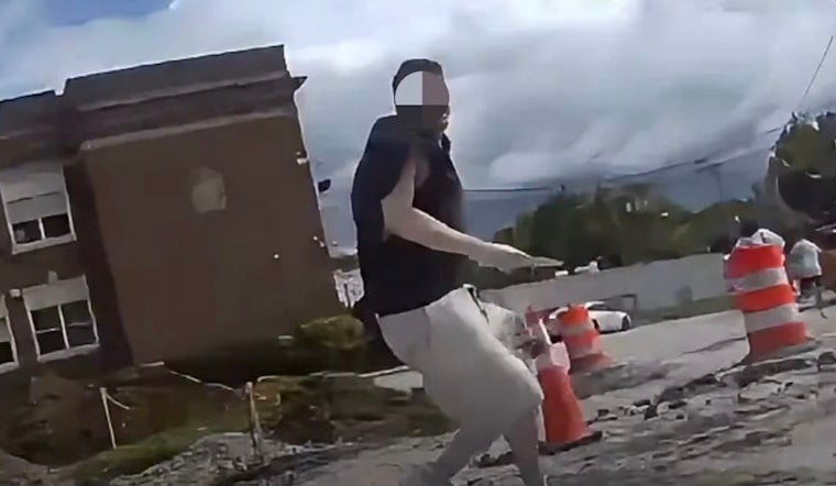 Carmel Post Office Stabbing Suspect Tased After Deputy Chase Captured On Video