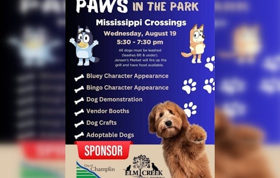Champlin's Paws in the Park Returns With Bluey, Rescues and $12 Dog Licenses