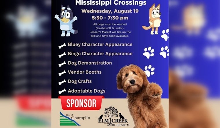 Champlin's Paws in the Park Returns With Bluey, Rescues and $12 Dog Licenses