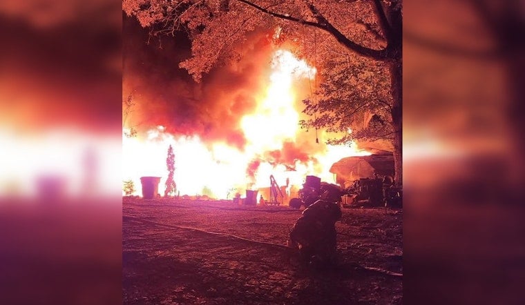 Cherokee County Man Charged With Arson After Bells Ferry Road Home Burns, Dog Dies