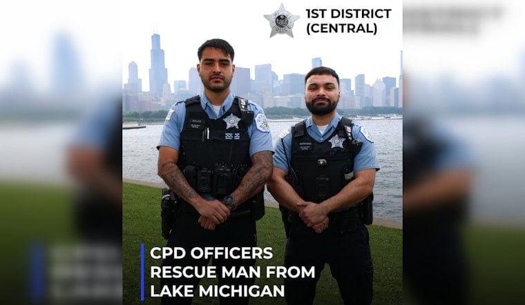 Chicago Officers Pull Drowning Man From Lake Michigan in Under 3 Minutes