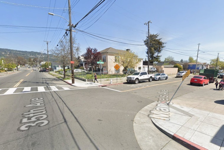 Child Driver Crashes Into Oakland Yard, Leaves Dog Walker Critically Hurt