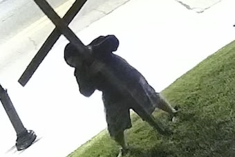 Mystery Skateboarder Axes Church Cross in Lemay, Leaves Cryptic Note