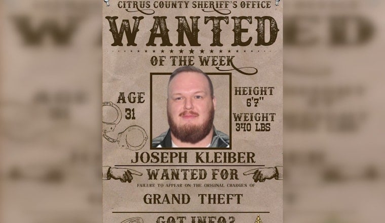 Citrus County Sheriff Hunts 6-Foot-7 Fraud Fugitive After No-Show