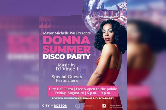 City Hall Plaza Turns Disco Rink Friday as Boston Marks 50 Years of Donna Summer