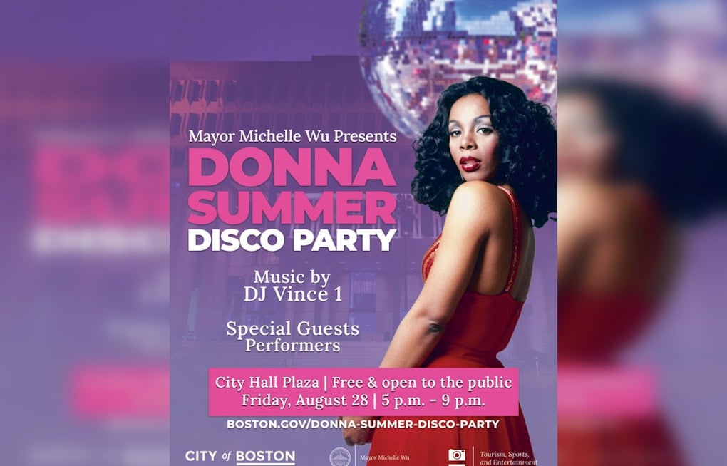 City Hall Plaza Turns Disco Rink Friday as Boston Marks 50 Years of Donna Summer