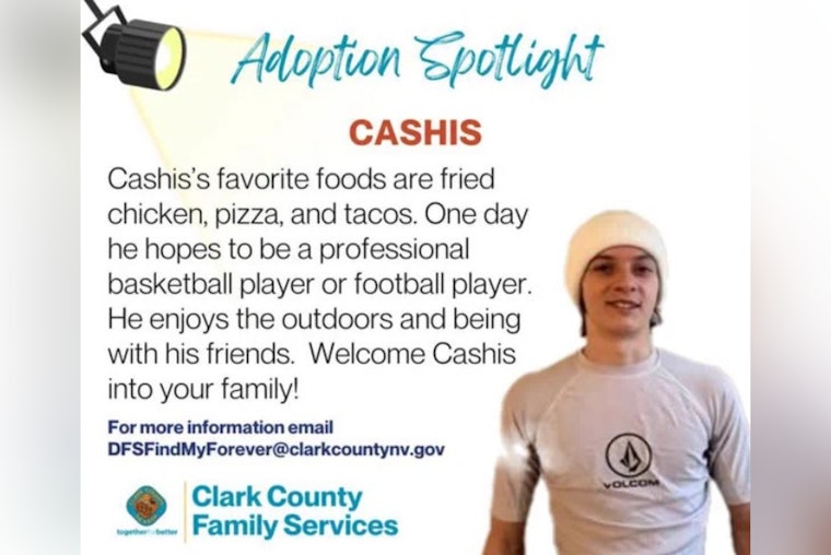 Clark County Spotlights Cashis, a Quiet Teen Hoping for a Forever Family