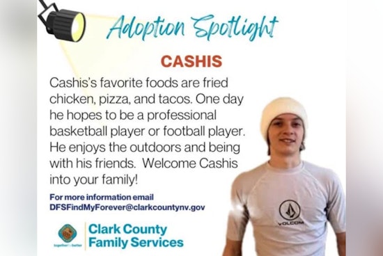 Clark County Spotlights Cashis, a Quiet Teen Hoping for a Forever Family