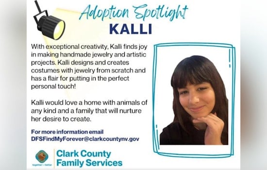 Clark County Spotlights Kalli, a Creative Teen Waiting for a Forever Home