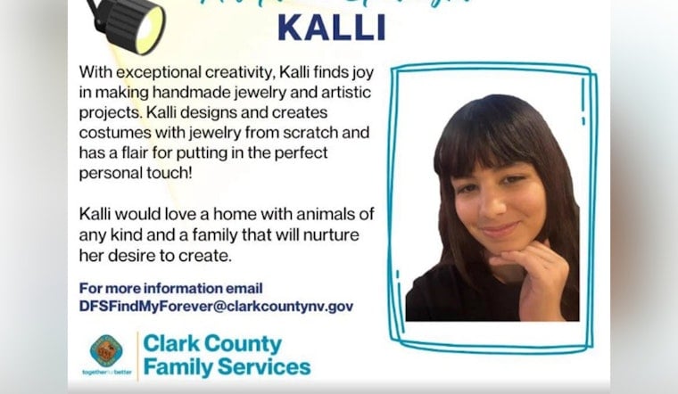 Clark County Spotlights Kalli, a Creative Teen Waiting for a Forever Home