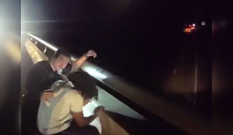 Clarksville Officer Stops Teen From Jumping Off Overpass