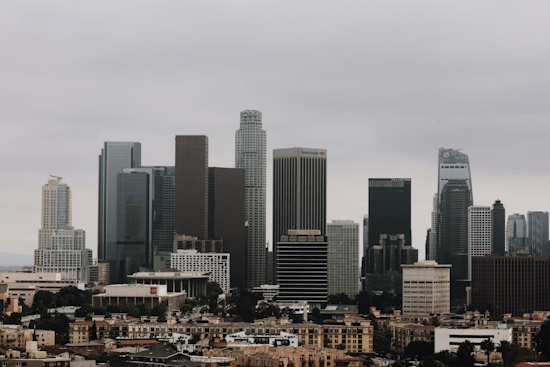 Cloud Blanket Keeps Downtown LA Cool Before Weekend Warmup