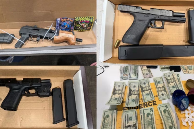 CMPD Nabs 22, Seizes 14 Guns in Uptown and South End Sweep