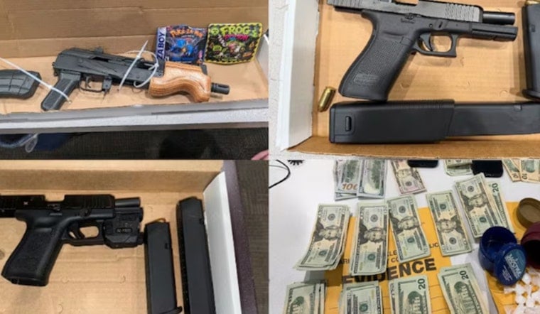 CMPD Nabs 22, Seizes 14 Guns in Uptown and South End Sweep