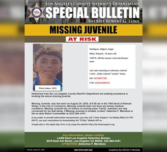 Commerce Boy, 14, Missing Since Tuesday Morning, Deputies Ask Public for Help