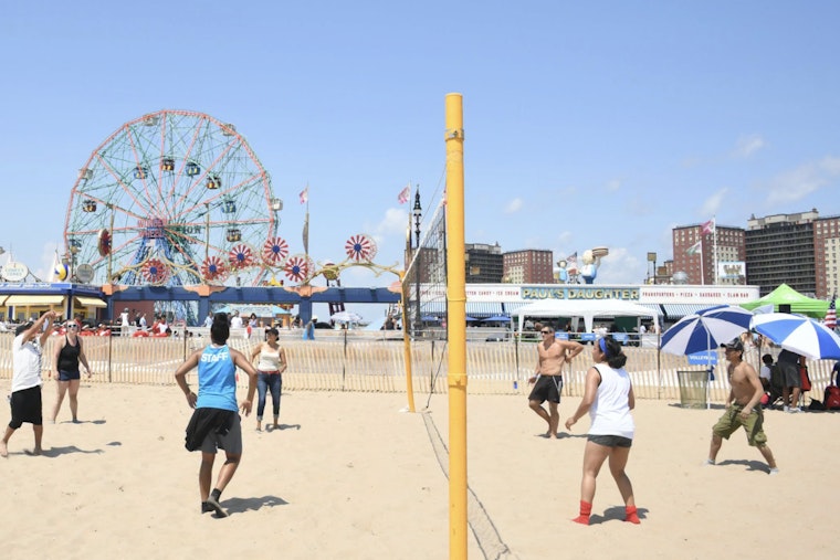 Coney Island Boardwalk Becomes Brooklyn’s Buff Beach Playground at Sports Festival