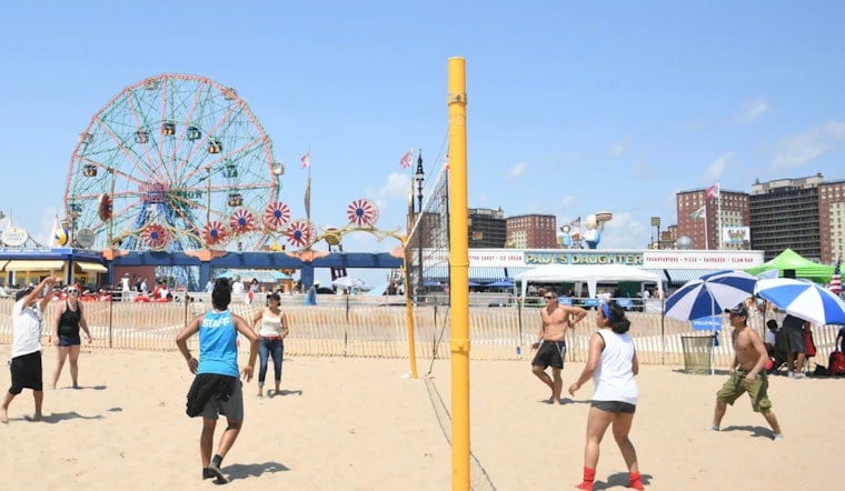 Coney Island Boardwalk Becomes Brooklyn’s Buff Beach Playground at Sports Festival
