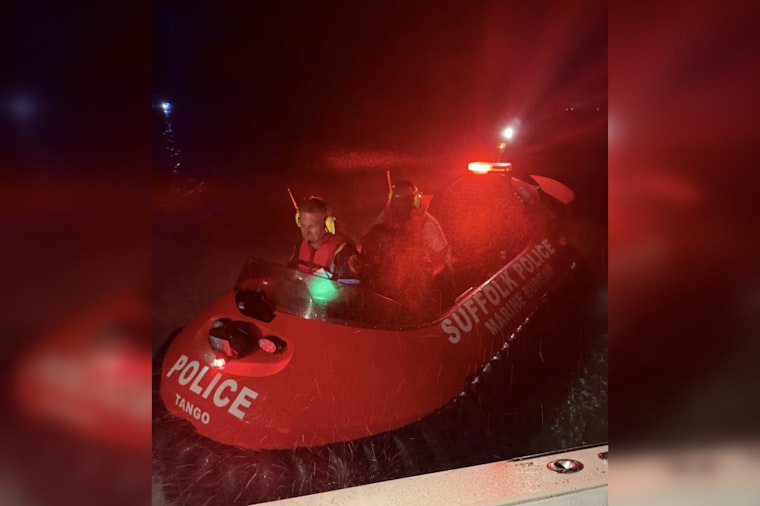 Copiague Family, Toddler in Tow, Rescued by Hovercraft Near Fire Island Inlet