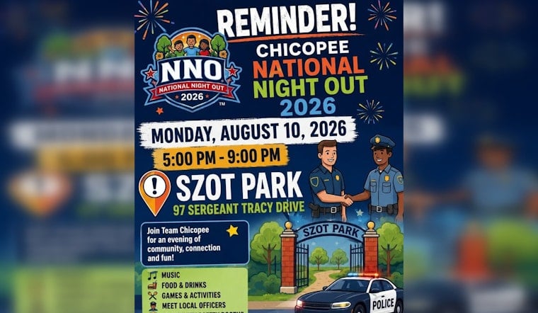 Cops, Grub and Games: Chicopee’s National Night Out Packs 90 Vendors Into Szot Park