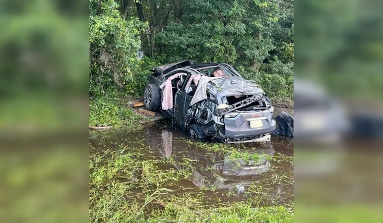 Cortez Blvd Rollover Traps Driver, Crew Frees Them in Under 10 Minutes