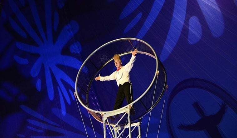 Daredevil Bello Nock Ambushes CBS Texas Meteorologist Ahead of Fort Worth Circus Return