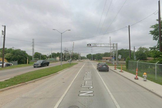 DART Train Slams Into Car Near Buckner Station, Trapped Driver Freed by Crews