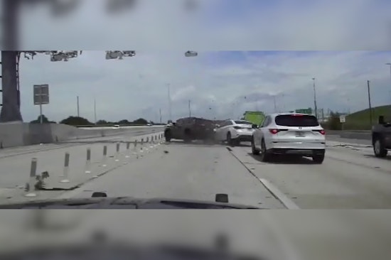 Dashcam Shows Driver Weaving Through I-275 Traffic Before Crashing In Pinellas