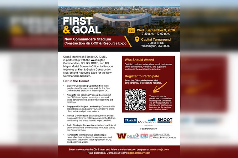 DC Contractors Get First Shot at $2.7B Commanders Stadium Deals Next Month