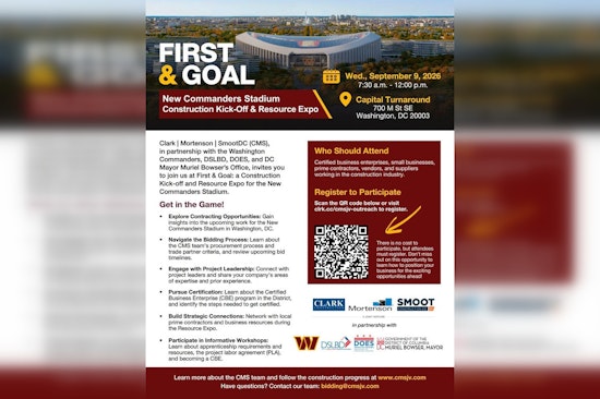 DC Contractors Get First Shot at $2.7B Commanders Stadium Deals Next Month