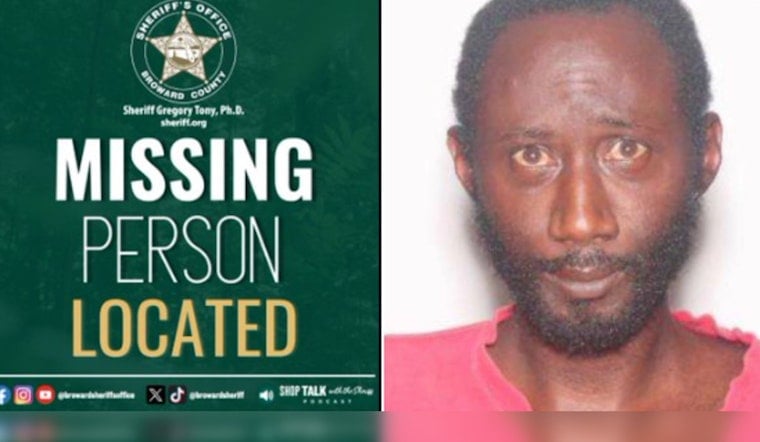 Deerfield Beach Man, 36, Found Safe After Vanishing for Over Three Months