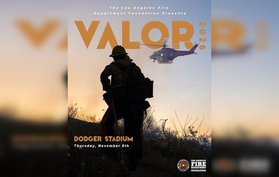 Dodger Stadium Field Turns Firefighter Stage for LAFD's Valor Awards
