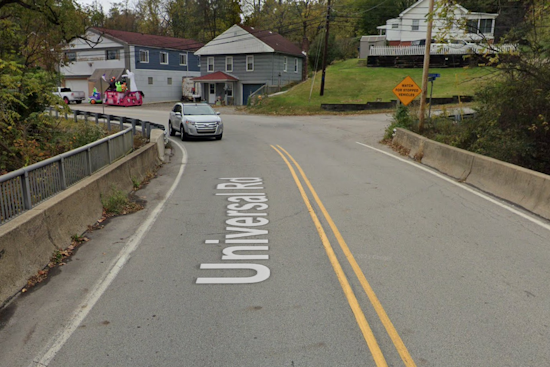 Driver Abandons Burning, Overturned Car Near Universal and Hershey in Penn Hills