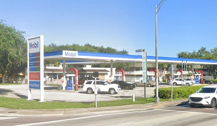 Driver Plows Kia Into Miami Gardens Gas Station, Worker Dodges Impact