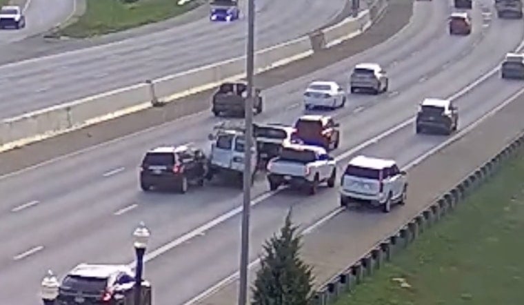 Driver Stops Mid-Lane on I-670 in Columbus, Sparks Crash and Flees Scene