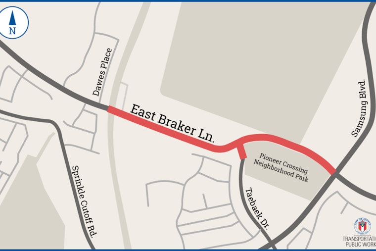 East Braker Lane Extension Opens Near Samsung, Austin