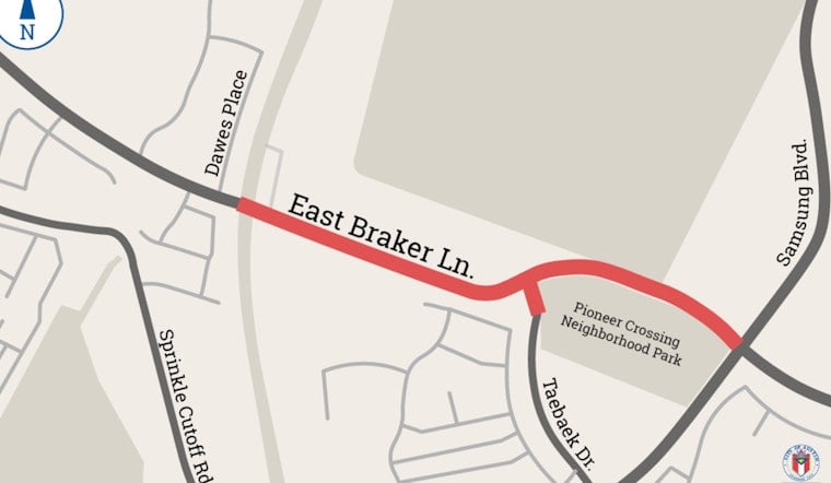 East Braker Lane Extension Opens Near Samsung, Austin