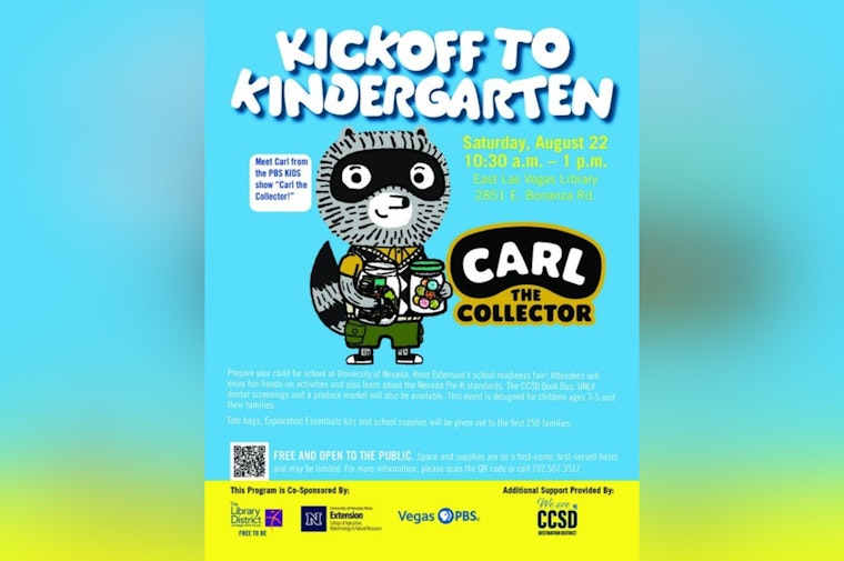 East Las Vegas Library Hosts Kindergarten Fair With Carl the Collector, Free Kits