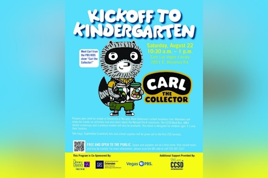 East Las Vegas Library Hosts Kindergarten Fair With Carl the Collector, Free Kits