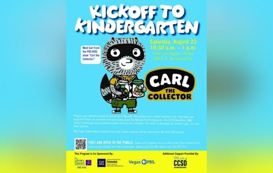 East Las Vegas Library Hosts Kindergarten Fair With Carl the Collector, Free Kits