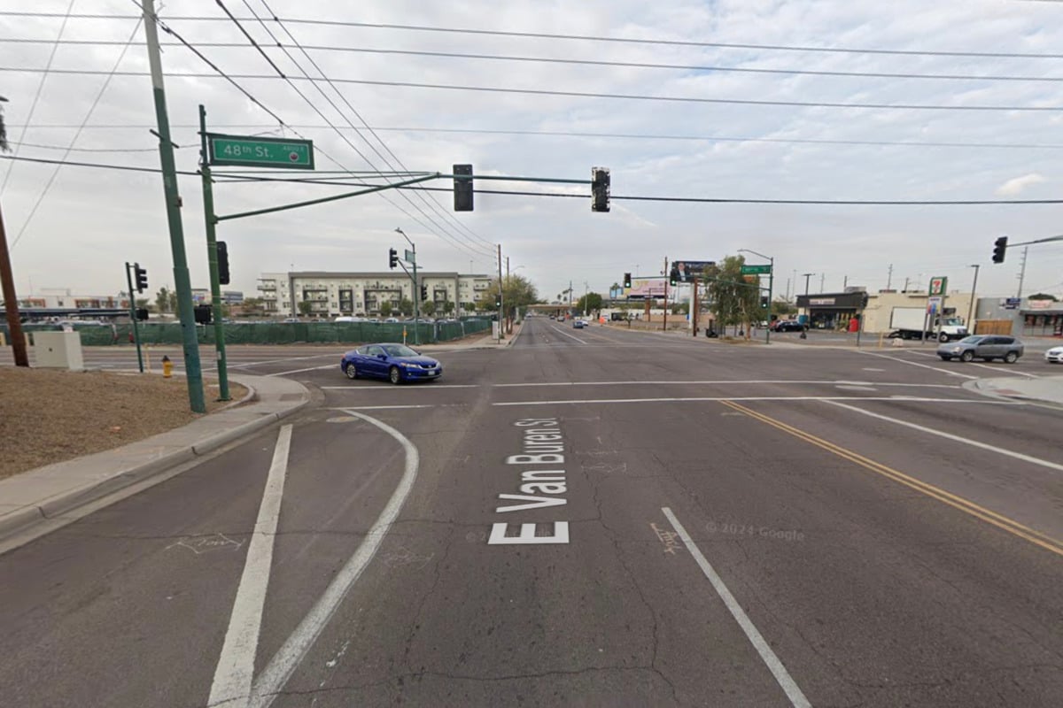 East Phoenix Man, 44, Dies Crossing Van Buren Outside Crosswalk