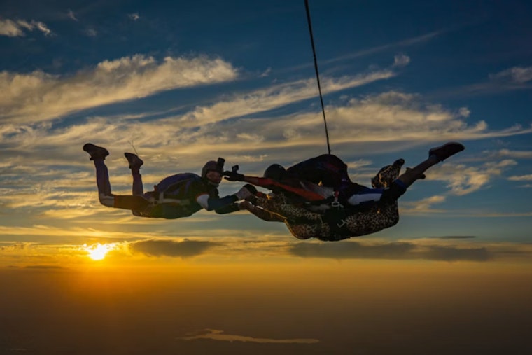 East Troy Skydivers Strip Down at 14,000 Feet for Body Positivity Cause