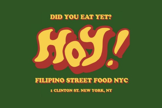 East Village Gets Filipino Night Market Diner Hoy!, and Cocktails Are Skipped on Purpose