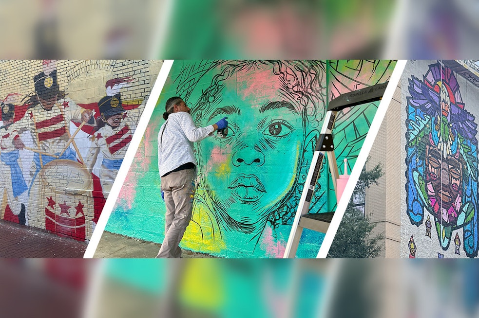 Eight New Murals Rise Across DC Wards to Mark America's 250th
