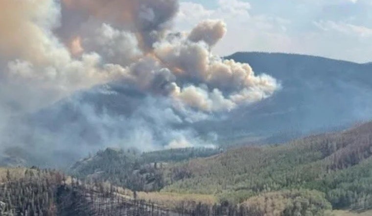 Elk Fire Nearly Doubles Overnight, Forces New Evacuations Near Lake City