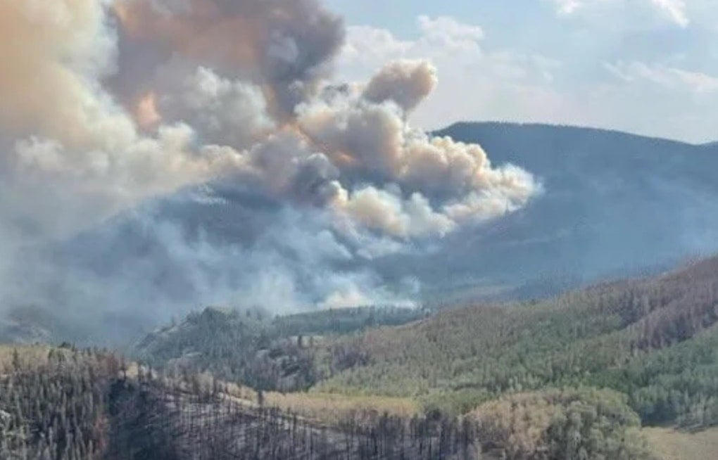 Elk Fire Nearly Doubles Overnight, Forces New Evacuations Near Lake City