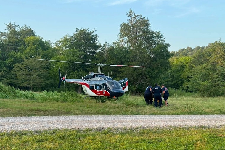 Fall Down Duck River Bank Near Carpenters Bridge Triggers Rope Rescue, Air Evac Call