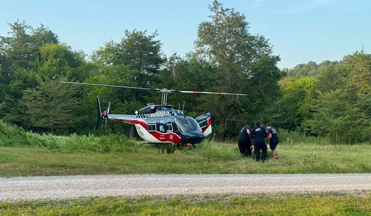 Fall Down Duck River Bank Near Carpenters Bridge Triggers Rope Rescue, Air Evac Call