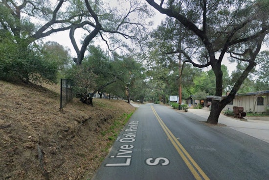 Fallbrook Driver Trapped After Live Oak Park Road Crash Snaps Tree