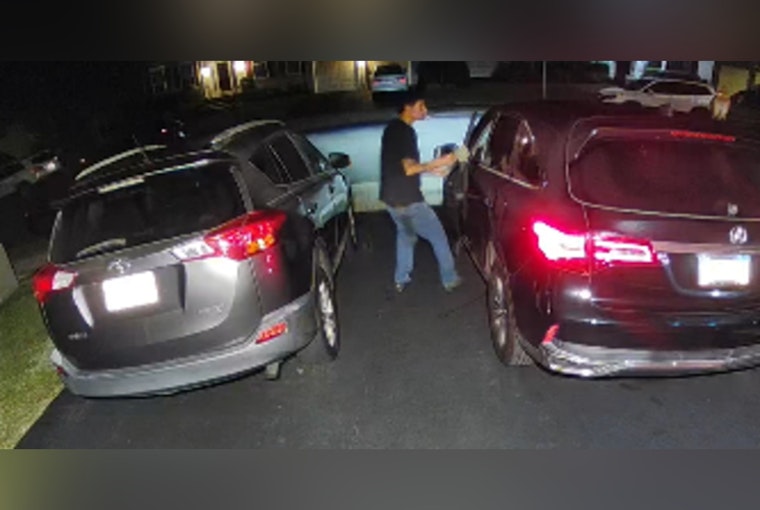 Falls Township Police Hunt Smoking Man Caught Raiding SUV in Fallsington Woods