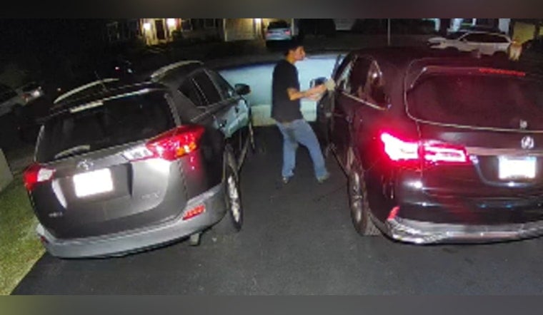 Falls Township Police Hunt Smoking Man Caught Raiding SUV in Fallsington Woods